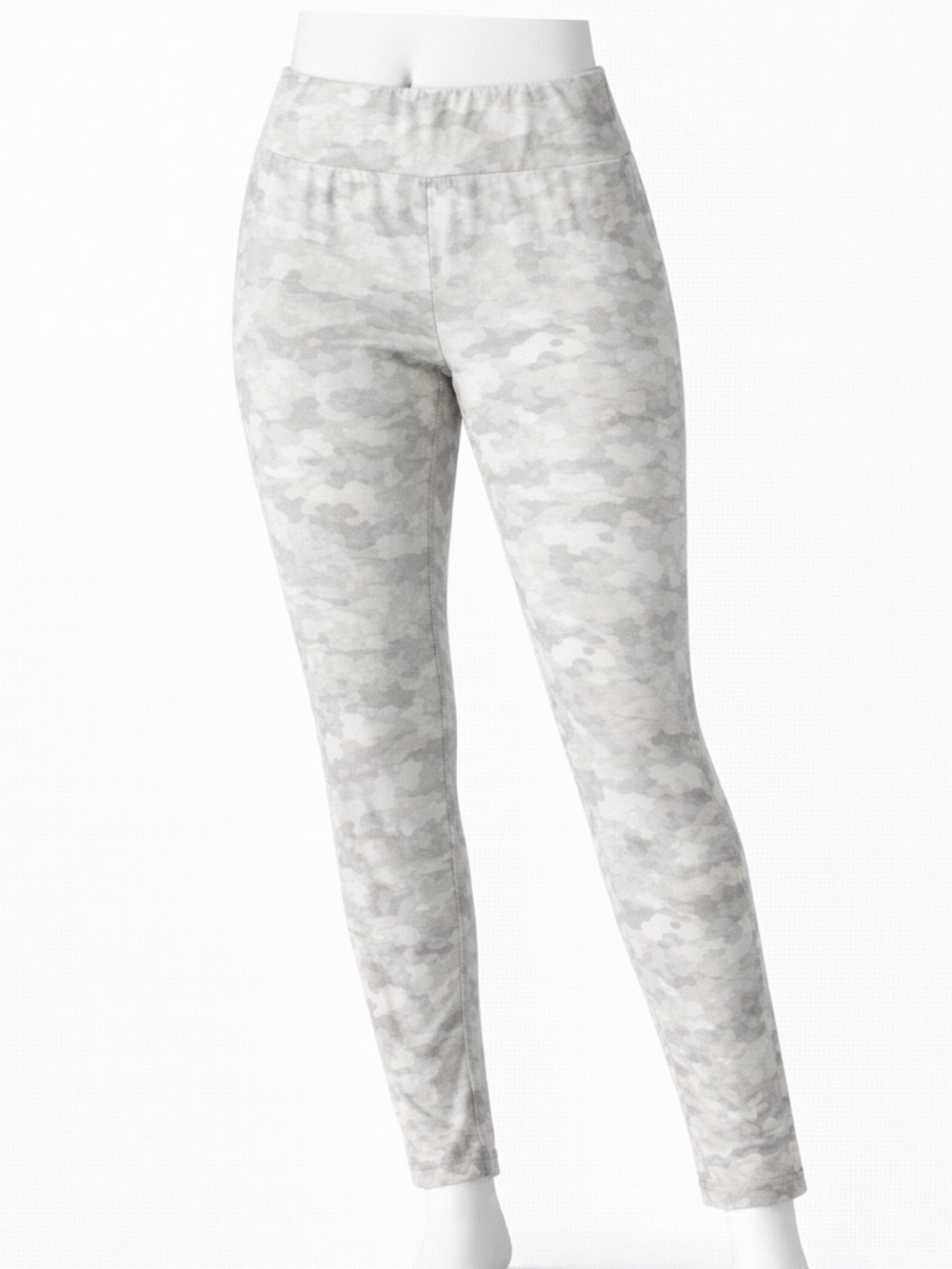 time and tru Camo Leggings - Light Gray size XL